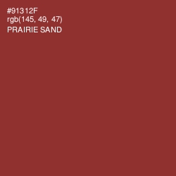 #91312F - Prairie Sand Color Image