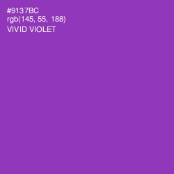 #9137BC - Vivid Violet Color Image