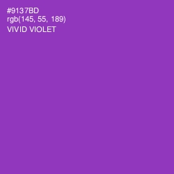#9137BD - Vivid Violet Color Image