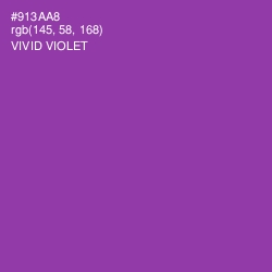 #913AA8 - Vivid Violet Color Image