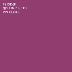 #913D6F - Vin Rouge Color Image