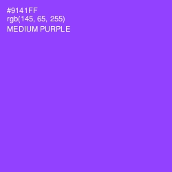 #9141FF - Medium Purple Color Image