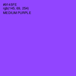 #9145FE - Medium Purple Color Image