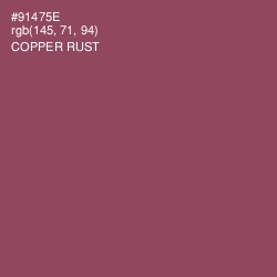 #91475E - Copper Rust Color Image