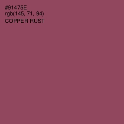 #91475E - Copper Rust Color Image