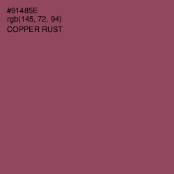 #91485E - Copper Rust Color Image