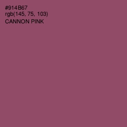 #914B67 - Cannon Pink Color Image