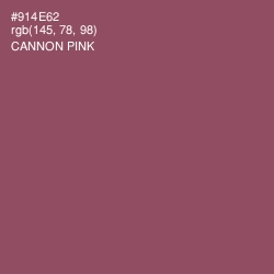 #914E62 - Cannon Pink Color Image