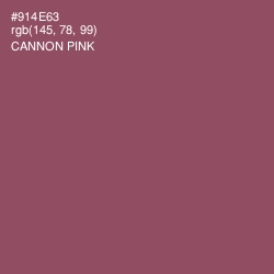 #914E63 - Cannon Pink Color Image