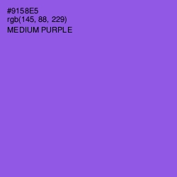 #9158E5 - Medium Purple Color Image