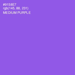 #9158E7 - Medium Purple Color Image