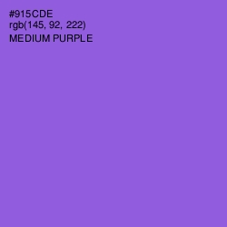 #915CDE - Medium Purple Color Image