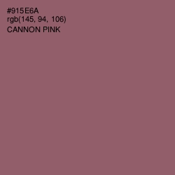 #915E6A - Cannon Pink Color Image