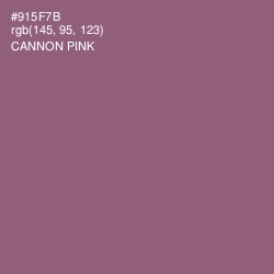 #915F7B - Cannon Pink Color Image