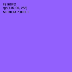 #9160FD - Medium Purple Color Image