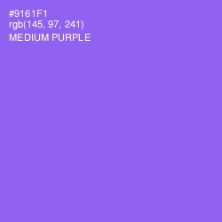 #9161F1 - Medium Purple Color Image