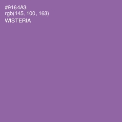 #9164A3 - Wisteria Color Image