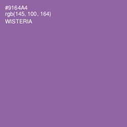 #9164A4 - Wisteria Color Image