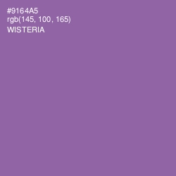 #9164A5 - Wisteria Color Image