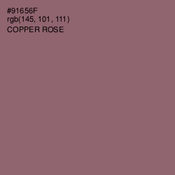 #91656F - Copper Rose Color Image