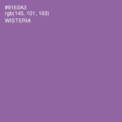 #9165A3 - Wisteria Color Image