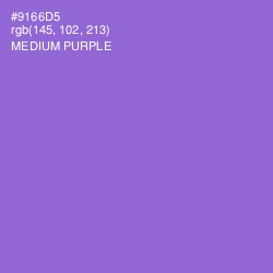 #9166D5 - Medium Purple Color Image