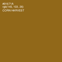 #91671A - Corn Harvest Color Image