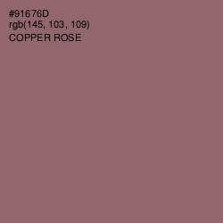 #91676D - Copper Rose Color Image