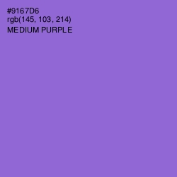 #9167D6 - Medium Purple Color Image