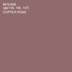 #916A6B - Copper Rose Color Image