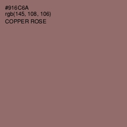 #916C6A - Copper Rose Color Image