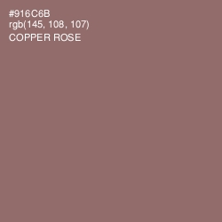 #916C6B - Copper Rose Color Image