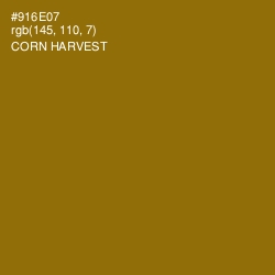 #916E07 - Corn Harvest Color Image