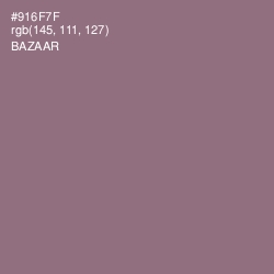 #916F7F - Bazaar Color Image