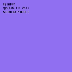 #916FF1 - Medium Purple Color Image