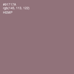 #91717A - Hemp Color Image