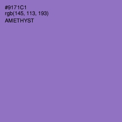 #9171C1 - Amethyst Color Image
