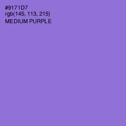 #9171D7 - Medium Purple Color Image