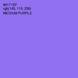 #9171EF - Medium Purple Color Image