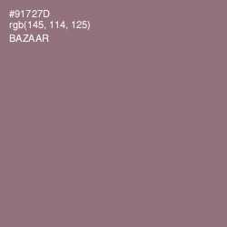 #91727D - Bazaar Color Image