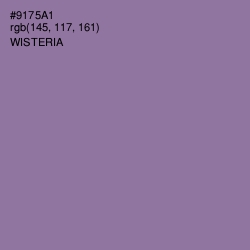 #9175A1 - Wisteria Color Image