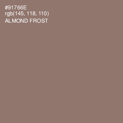 #91766E - Almond Frost Color Image