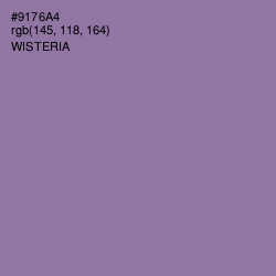 #9176A4 - Wisteria Color Image