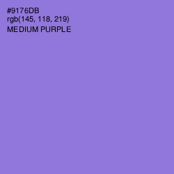 #9176DB - Medium Purple Color Image