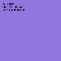 #9176DD - Medium Purple Color Image