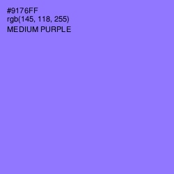 #9176FF - Medium Purple Color Image