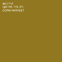 #91771F - Corn Harvest Color Image