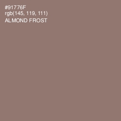 #91776F - Almond Frost Color Image