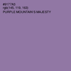 #9177A3 - Purple Mountain's Majesty Color Image