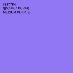 #9177F4 - Medium Purple Color Image